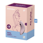 Vulva Lover 1 - Dubbele Luchtpulsvibrator - Violet