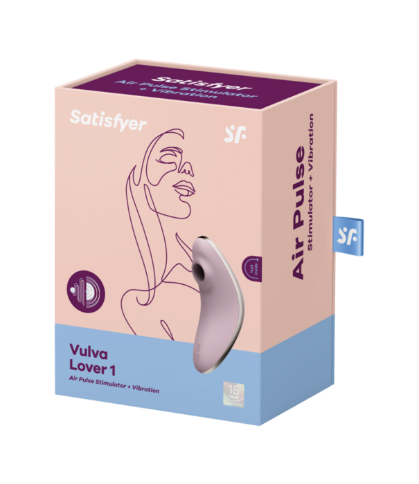 Satisfyer Vulva Lover 1 - Dubbele Luchtpulsvibrator - Violet
