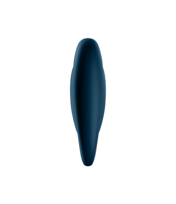 Satisfyer Glorious Duo Ring - Vibrerende Cockring met Dubbele Band - Donkerblauw