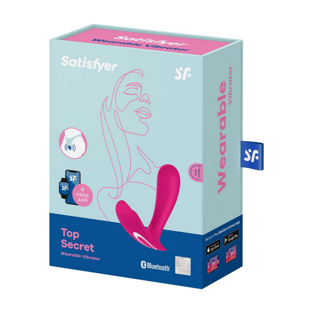 Satisfyer Top Secret - Draagbare Panty Vibrator - Roze afbeelding