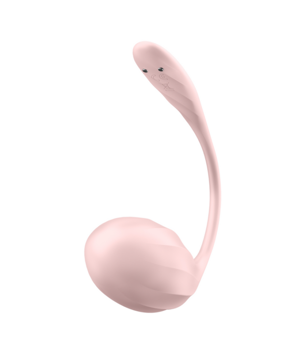 Satisfyer Ribbed Petal Connect App - Draagbare Koppel Vibrator - Roze