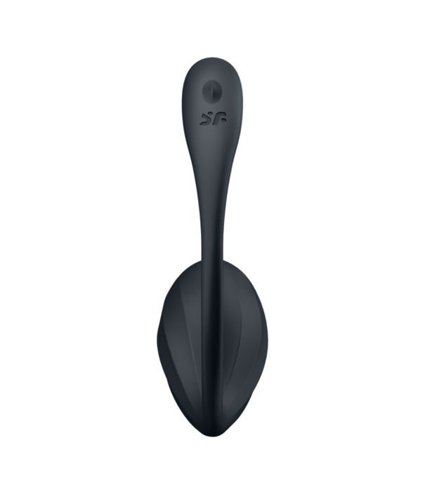 Satisfyer Ribbed Petal Connect App - Draagbare Koppel Vibrator - Zwart