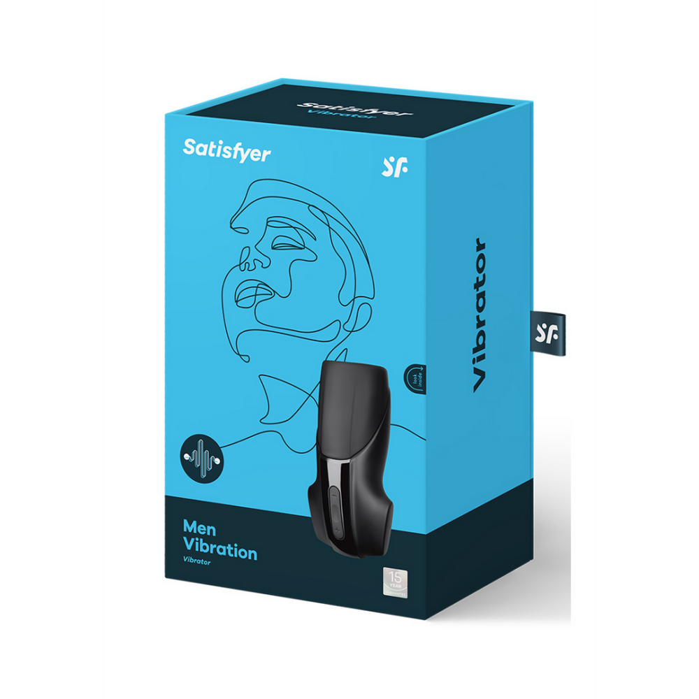 Satisfyer Mannen - Penis Vibrator - Zwart afbeelding