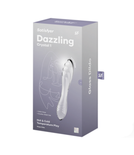 Dazzling Crystal 1 - Glas Dildo - Transparant