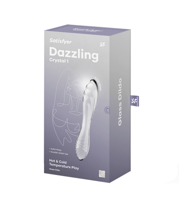 Satisfyer Dazzling Crystal 1 - Glas Dildo - Transparant