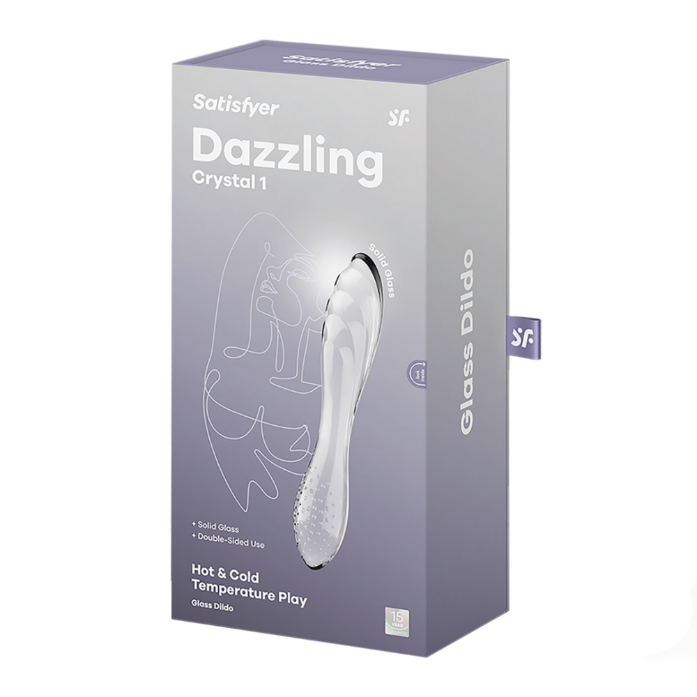 Satisfyer Dazzling Crystal 1 - Glas Dildo - Transparant afbeelding