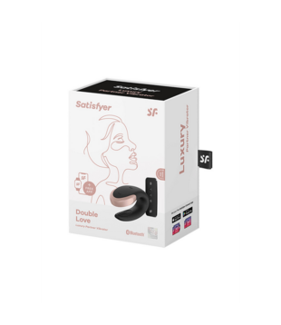 Double Love - Luxe Partner Vibrator - Zwart