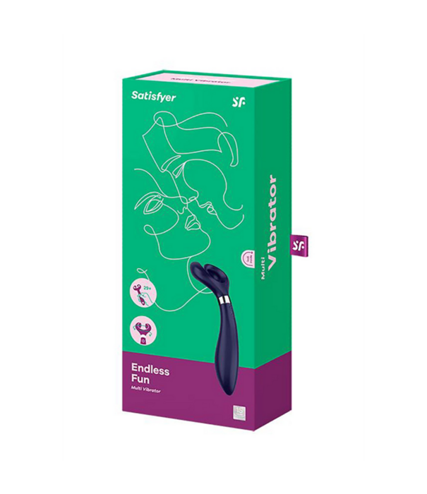 Satisfyer Eindeloos Plezier - Partner Vibrator - Blauw