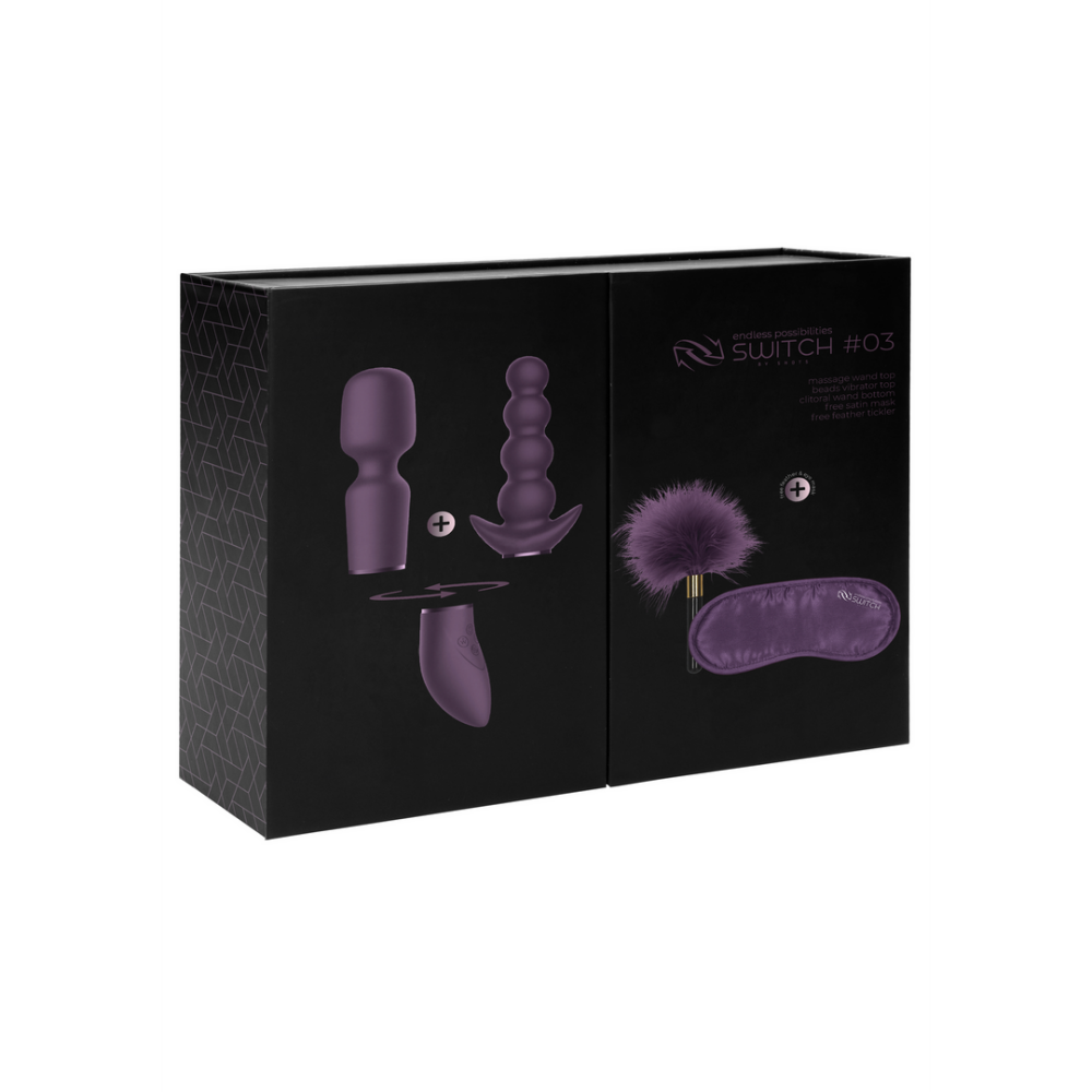 Pleasure Kit #3 - Vibrator with Different Attachments afbeelding
