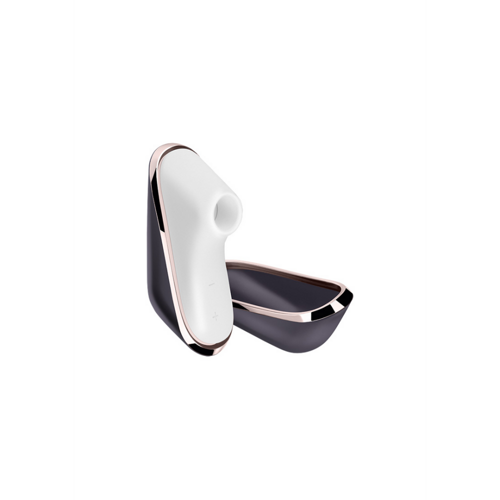 Satisfyer Traveler - Air Pulse Stimulator - Aubergine/Rose Gold