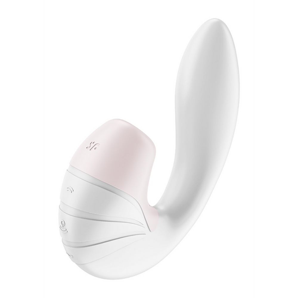 Satisfyer Supernova - Inbrengbare Dubbele Luchtpuls Vibrator - Wit afbeelding