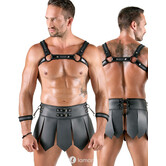 Svenjoyment Bondage Gladiator Set – Harness, Rock & Handboeien