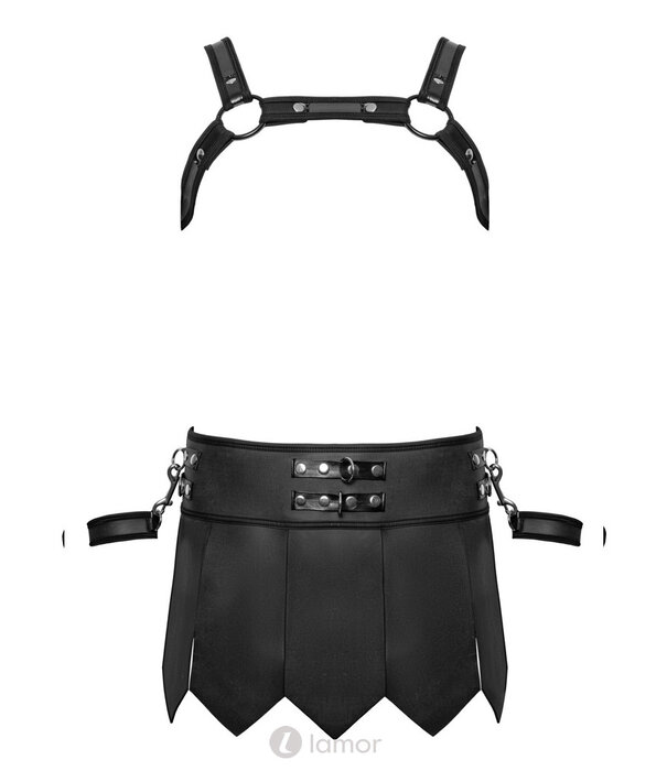 * SVENJOYMENT Svenjoyment Bondage Gladiator Set – Harness, Rock & Handboeien