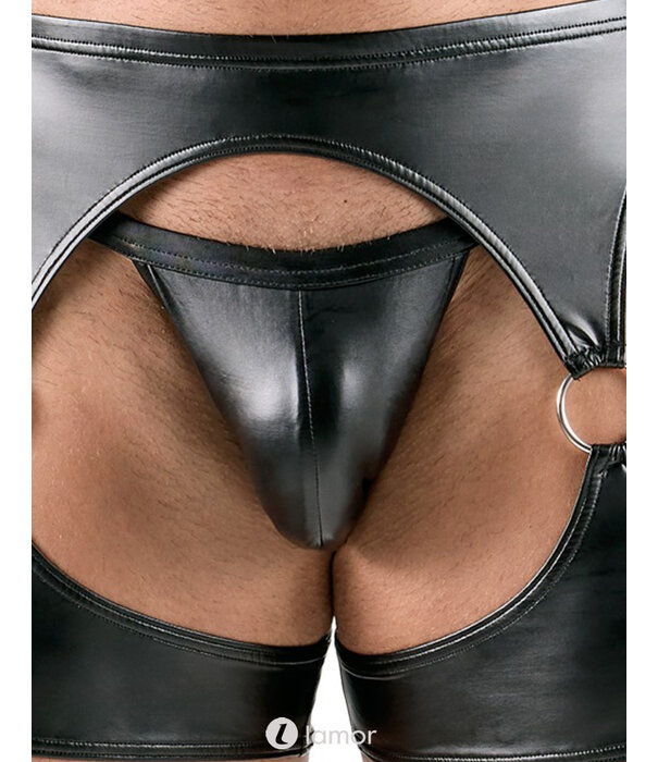 * SVENJOYMENT Svenjoyment Bondage Mattlook Set – 3-delig Fetish Outfit met Bolero, Heupharnas & Jockstrap