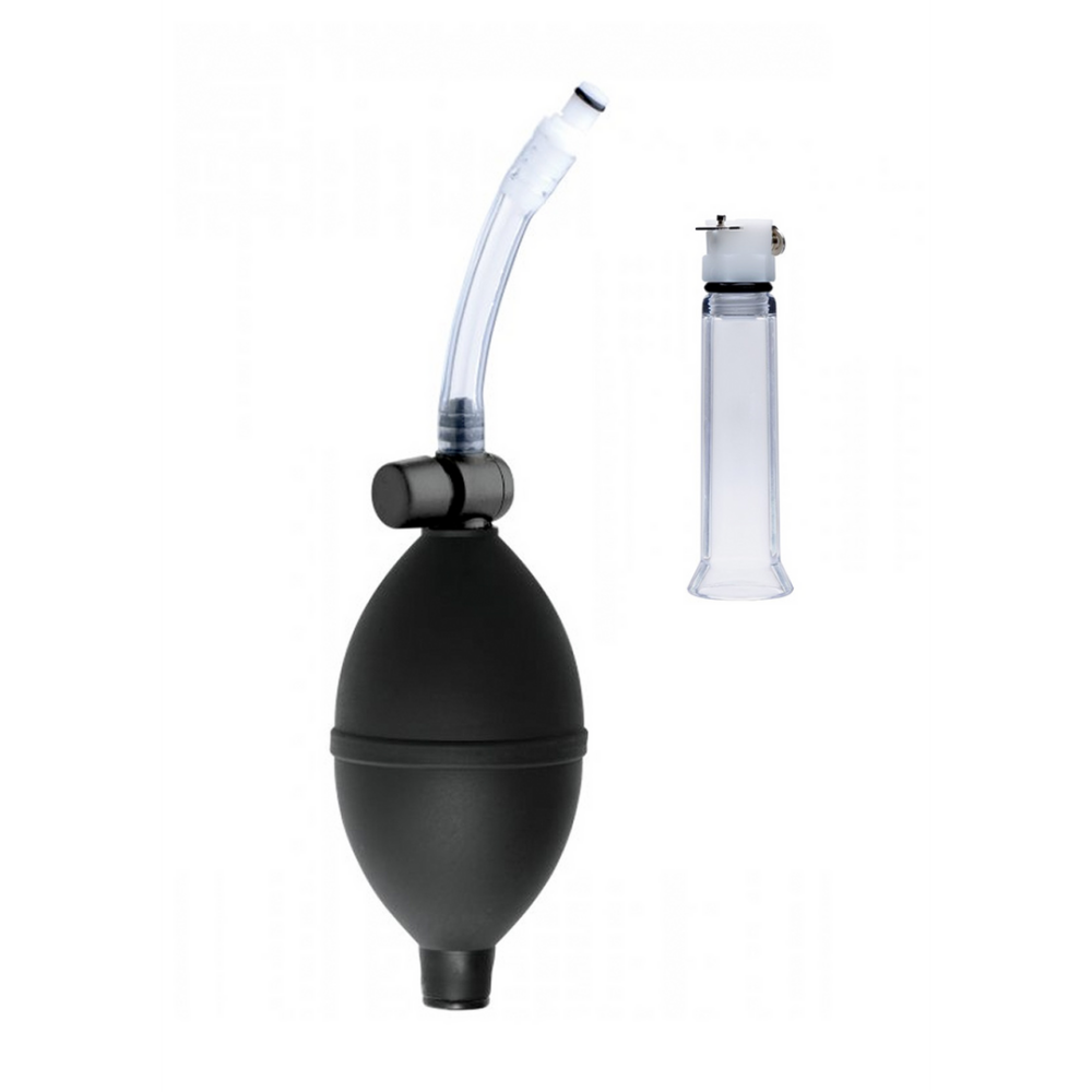 XR Brands Grote Maten - Clitorale Pomp Systeem met Afneembare Acryl Cilinder afbeelding