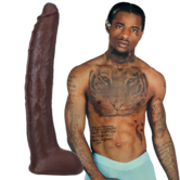 Damion Dayski - Realistic ULTRASKYN Dildo - 12 / 30 cm - Chocolade