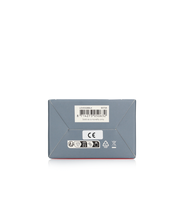 Loveline by Shots Vibrerende Masturbator Sleeve - Lakritz Zwart