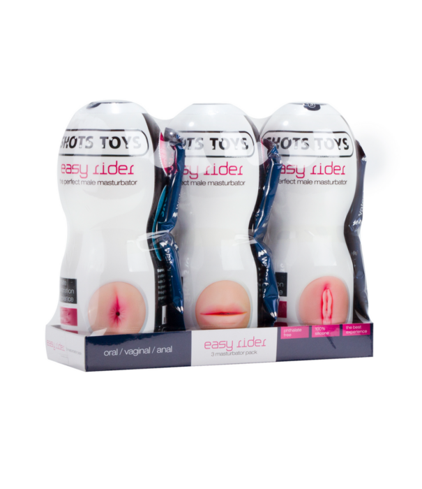 Shots Toys by Shots Easy Rider - Masturbator - 3 Stuks