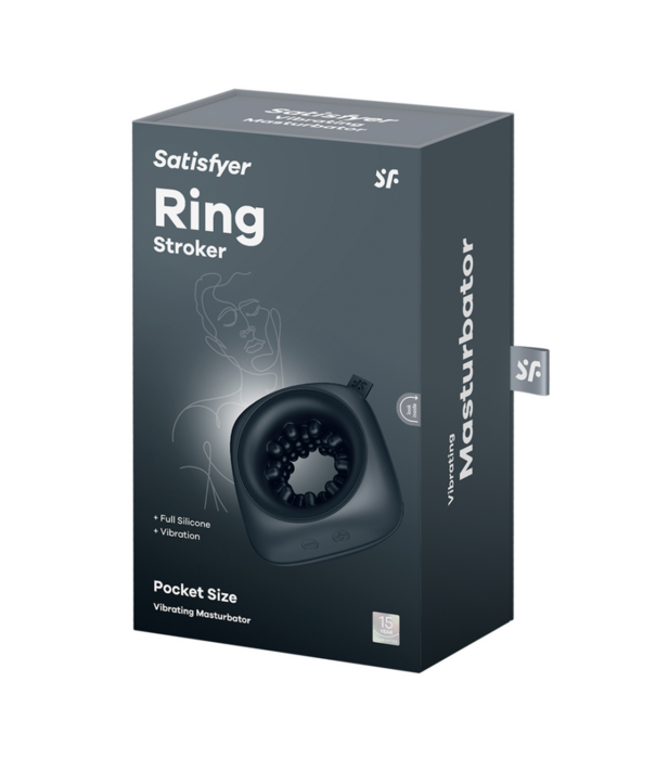 Satisfyer Ring Stroker - Zwart