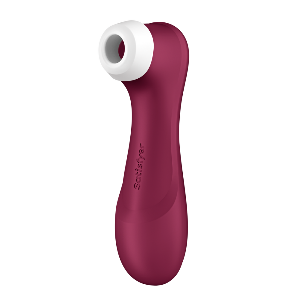 Satisfyer Pro 2 Generatie 3 - Double Air Pulse Vibrator - Liquid Air en Connect App - Wijnrood afbeelding
