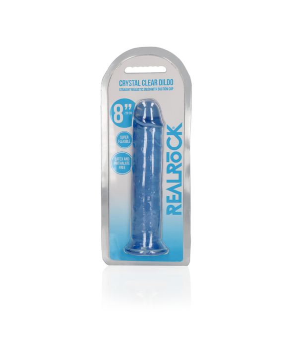 RealRock by Shots Rechtdoor Dildo met Zuignap - 8'' / 20