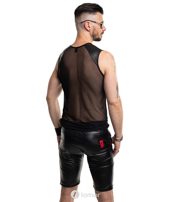 * RFP Transparant Mesh Tanktop met Wetlook accenten van het merk RFP