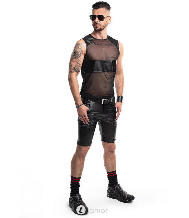 * RFP Transparant Mesh Shirt met Wetlook accenten en RFP-logo van het merk RFP