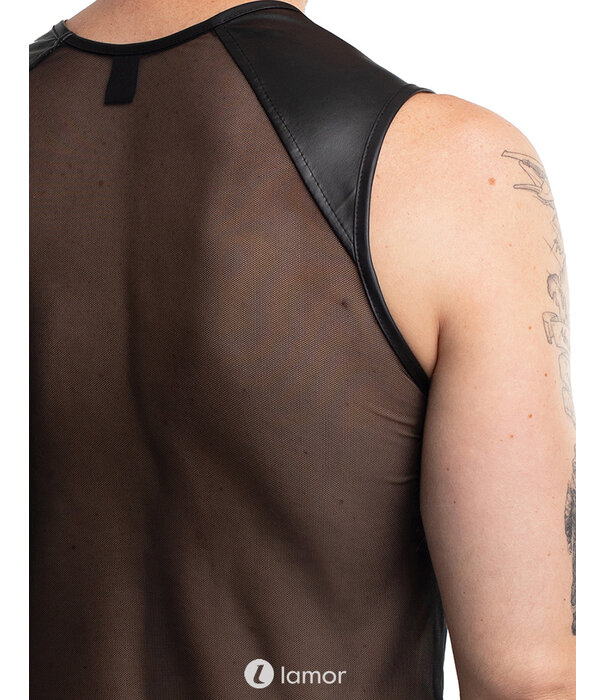 * RFP Transparant Mesh Shirt met Wetlook accenten en RFP-logo van het merk RFP