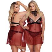 Verleidelijke plus-size chemise Arabella van Anais  Apparel