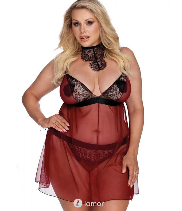 * ANAIS APPAREL Verleidelijke plus-size chemise Arabella van Anais  Apparel