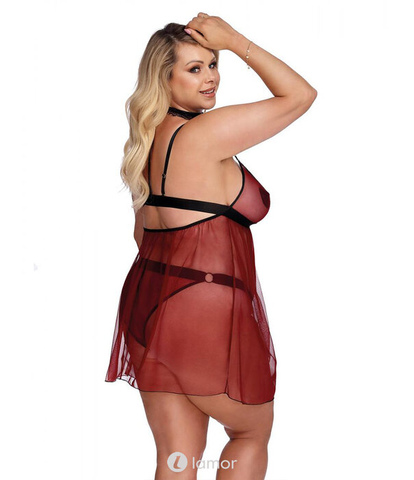 * ANAIS APPAREL Verleidelijke plus-size chemise Arabella van Anais  Apparel