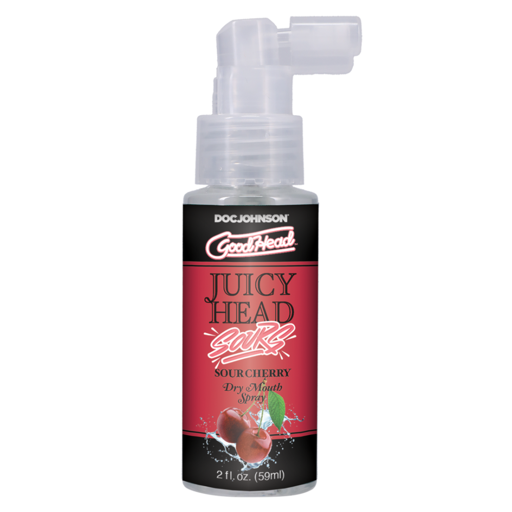 Doc Johnson Juicy Head - Dry Mouth Spray - Sour Cherry - 2 fl oz / 60 ml afbeelding