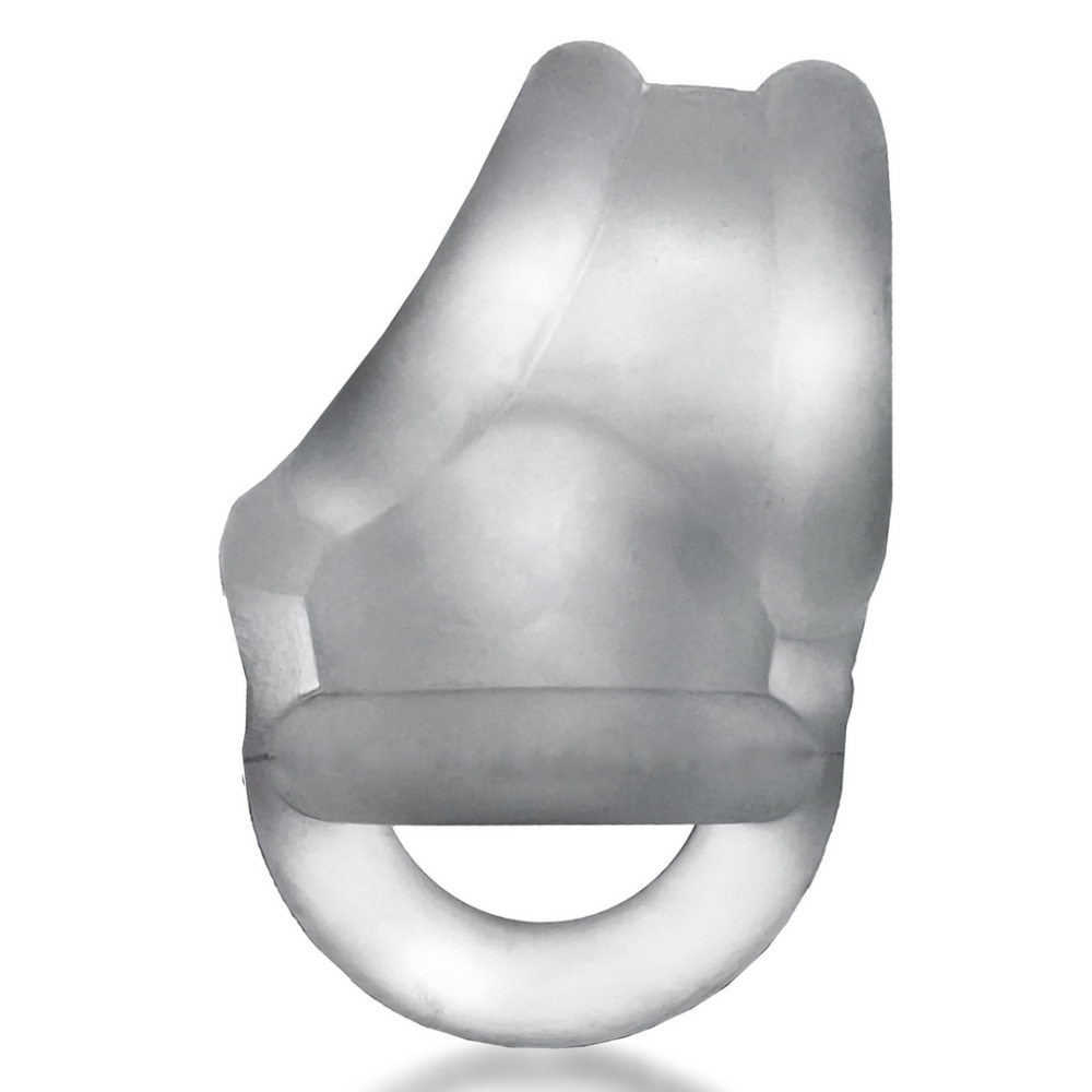Oxballs Ballsling - Rekbare Cocksling met Ballensplitsende Strap - Helder IJs afbeelding