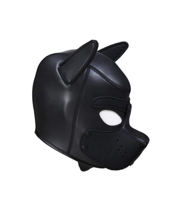 Ouch! by Shots Neopreen Puppy Mask - Zwart
