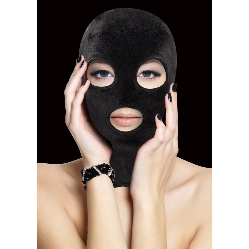 Ouch! by Shots Masker met Ogen en Mondopening afbeelding