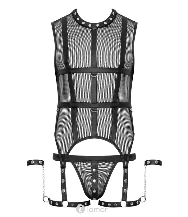 * SVENJOYMENT Svenjoyment Bondage Set – Netshirt, Dijharnas & Po-vrije Jock