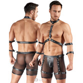 Svenjoyment Bondage Set – Harness-Pants, Borst-Harnas & 4 Boeien
