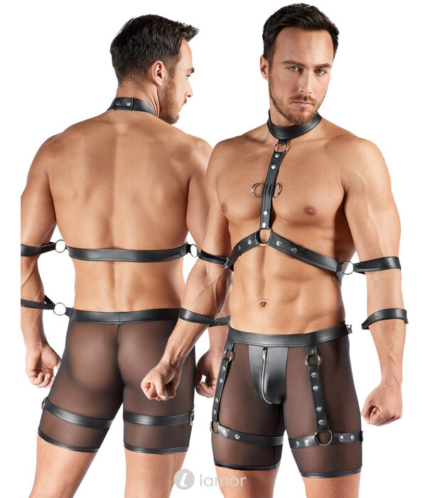 * SVENJOYMENT Svenjoyment Bondage Set – Harness-Pants, Borst-Harnas & 4 Boeien