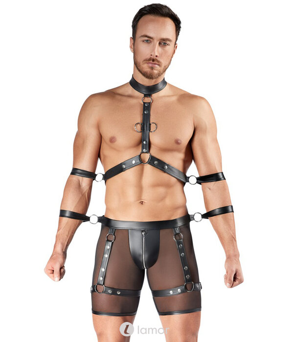 * SVENJOYMENT Svenjoyment Bondage Set – Harness-Pants, Borst-Harnas & 4 Boeien