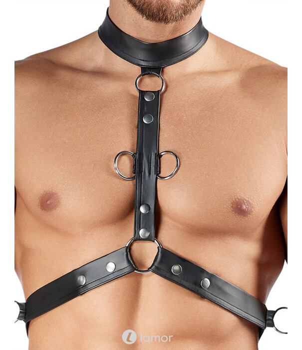 * SVENJOYMENT Svenjoyment Bondage Set – Harness-Pants, Borst-Harnas & 4 Boeien