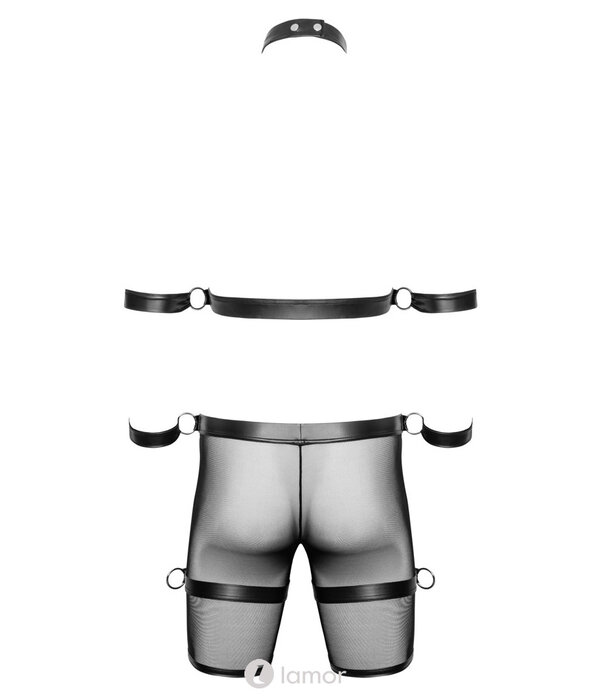 * SVENJOYMENT Svenjoyment Bondage Set – Harness-Pants, Borst-Harnas & 4 Boeien