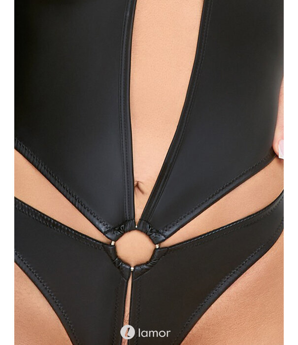 * COTTELLI  Elegant én provocerend – deze zwarte Langarm-Body Ouvert van Cottelli Lingerie combineert uitdagend design met heerlijk draagcomfort.