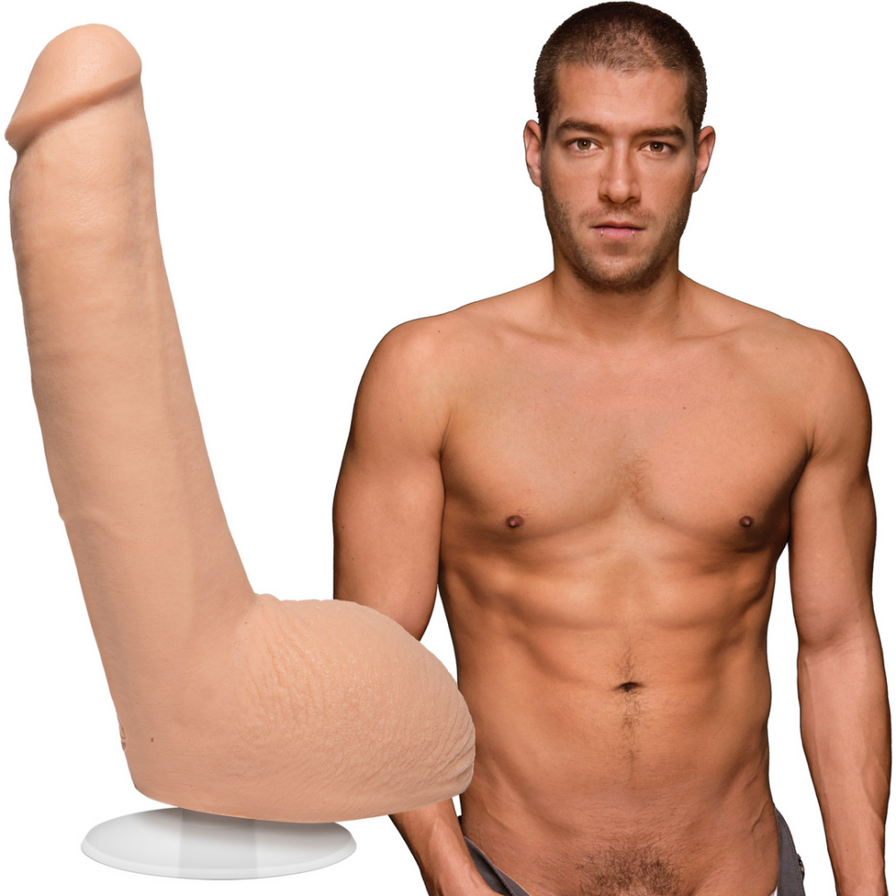Doc Johnson Xander Corvus - Realistische ULTRASKYN Dildo - 9 / 22 cm - Vanille afbeelding