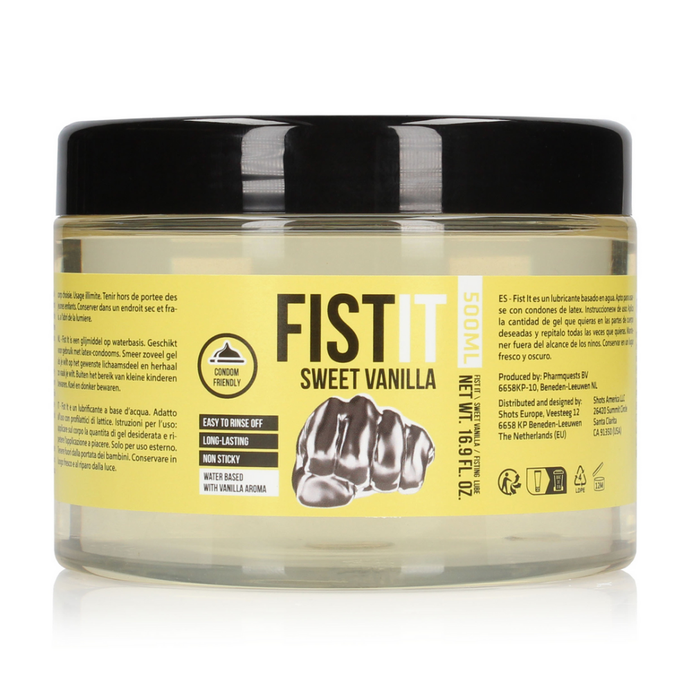 Fist It by Shots Extra Dikke Glijmiddel - Vanille - 17 fl oz / 500 ml afbeelding