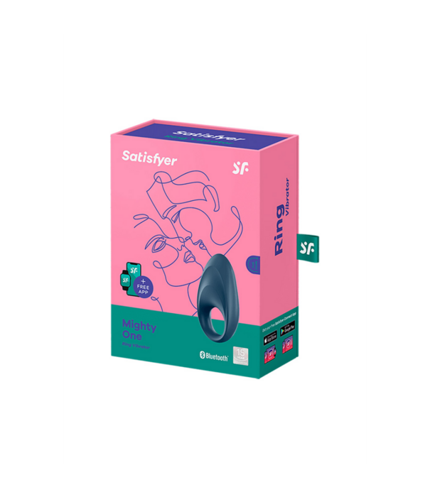 Satisfyer Mighty One - Vibrerende Cockring - Blauw