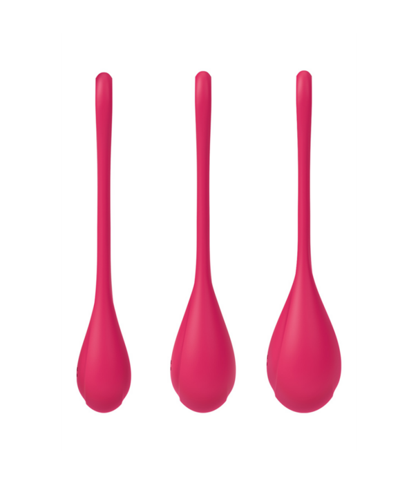 Satisfyer Yoni Power 1 - Kegel Ball Set - Rood