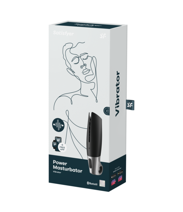 Satisfyer Power Masturbator - Zwart