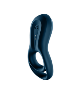 Epic Duo Ring - Dubbele Ring Vibrerende Cockring - Donkerblauw