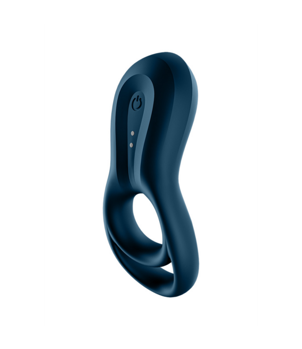 Satisfyer Epic Duo Ring - Dubbele Ring Vibrerende Cockring - Donkerblauw