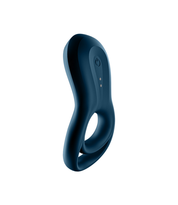 Satisfyer Epic Duo Ring - Dubbele Ring Vibrerende Cockring - Donkerblauw